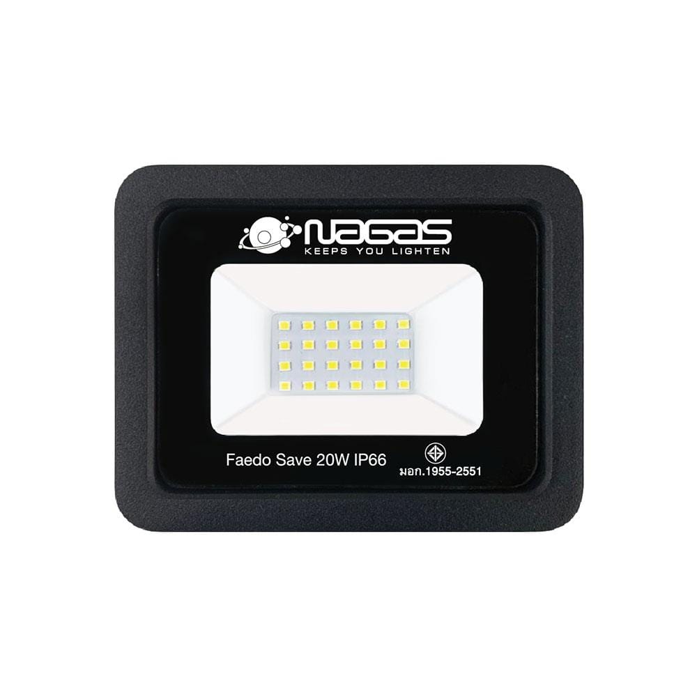 สปอตไลท์ภายนอก LED NAGAS FEADO SAVE 20 วัตต์ DAYLIGHT IP66