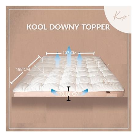 แผ่นรองนอน 3.5 ฟุต KOMFY KOOL KLOUD DOWNY_5