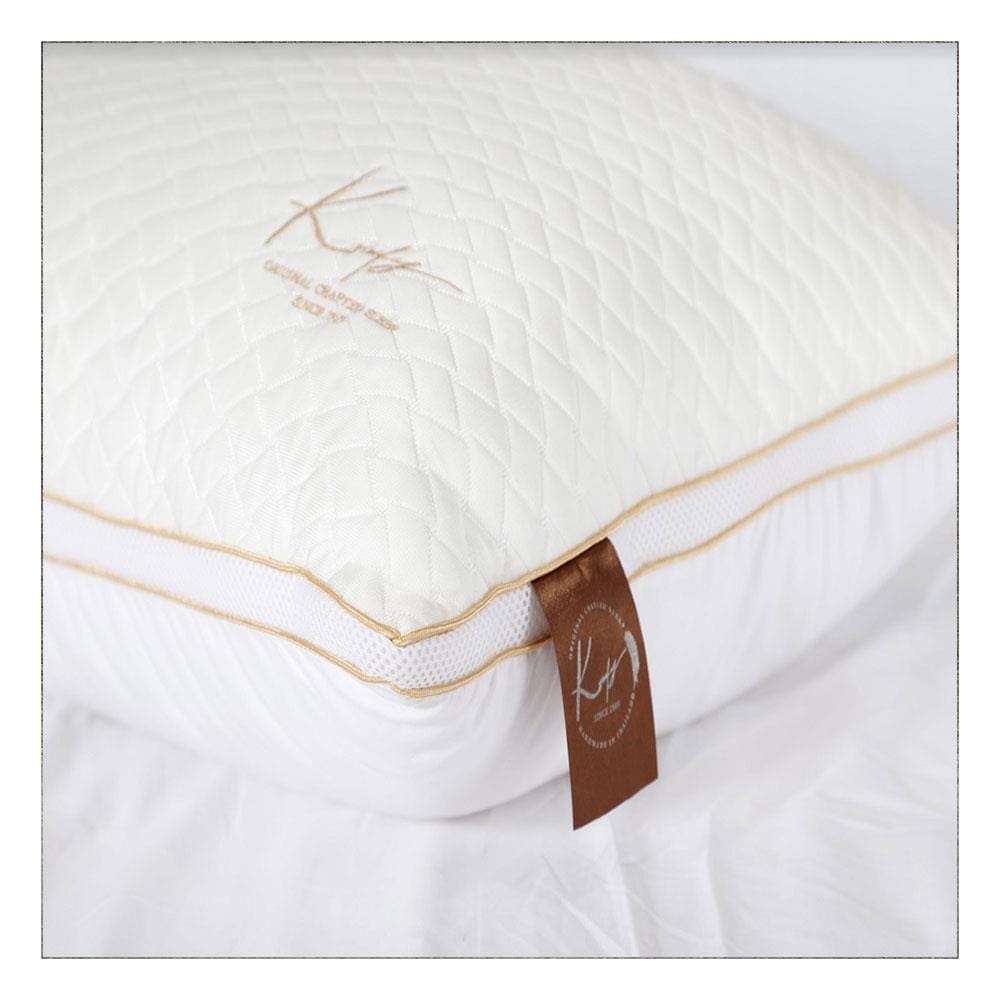 หมอนหนุน ใยสังเคราะห์ KOMFY KOOL HOTEL FIRM 73.6x48.2x15 ซม. สีขาว