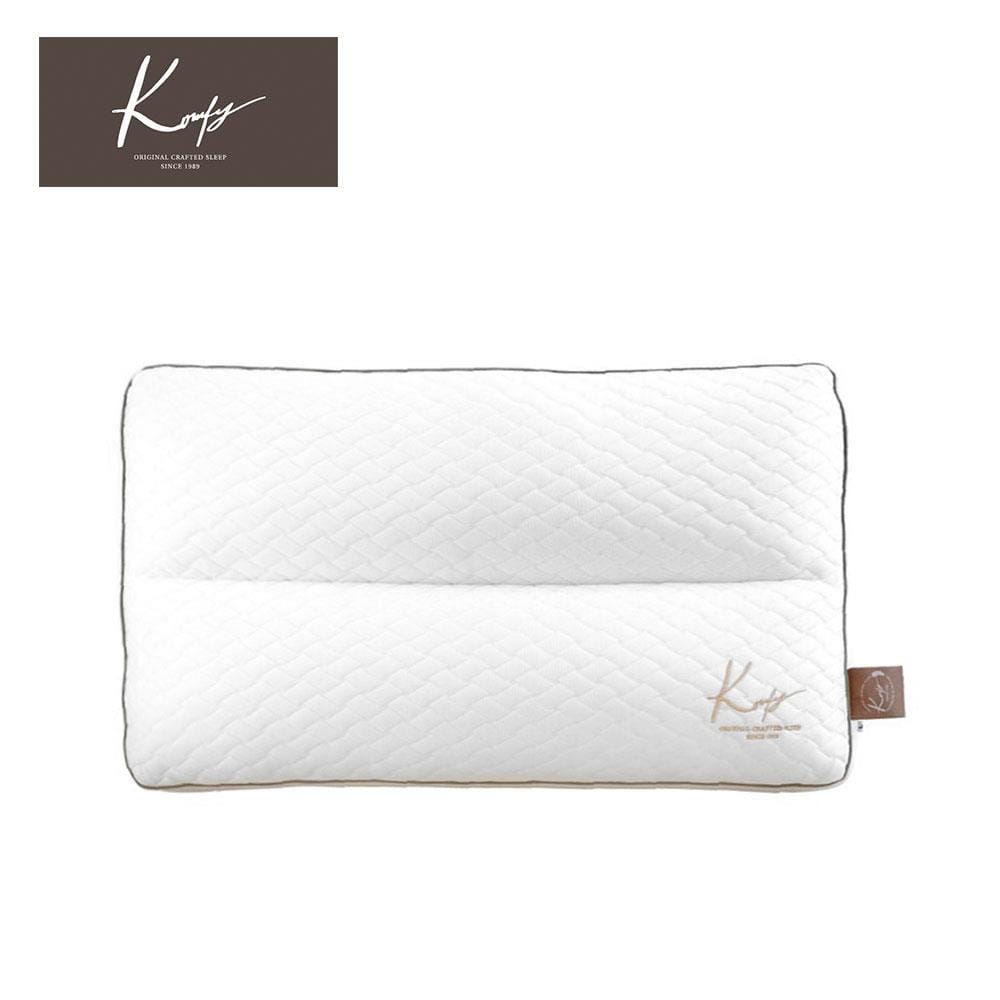หมอนสุขภาพ ใยสังเคราะห์ KOMFY KOOL KRAFTED KONTOUR ไซส์ L 67.3x40.6x15 ซม. สีขาว