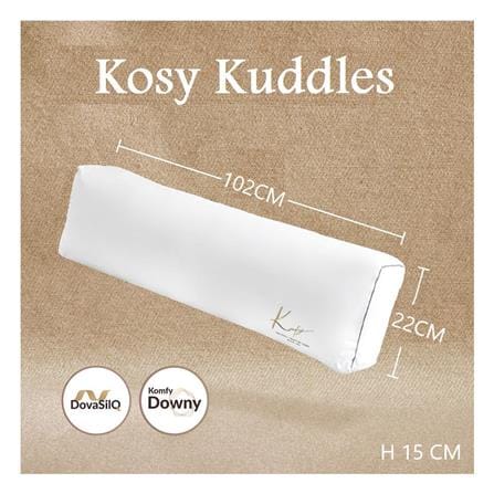 หมอนข้าง ใยสังเคราะห์ KOMFY KOSY KUDDLES สีขาว_4