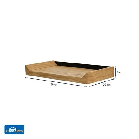 แผ่นชั้นไม้ซ่อนขา STACKO NATURE 40x20x5 ซม. สีเนเชอรัล_5
