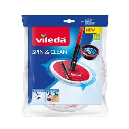ผ้าม็อบไมโครไฟเบอร์ VILEDA SPIN&CLEAN_1