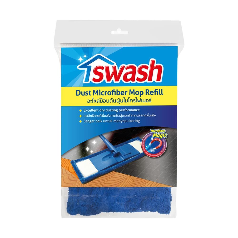 ผ้าม็อบดันฝุ่นไมโครไฟเบอร์ SWASH 16.5 นิ้ว