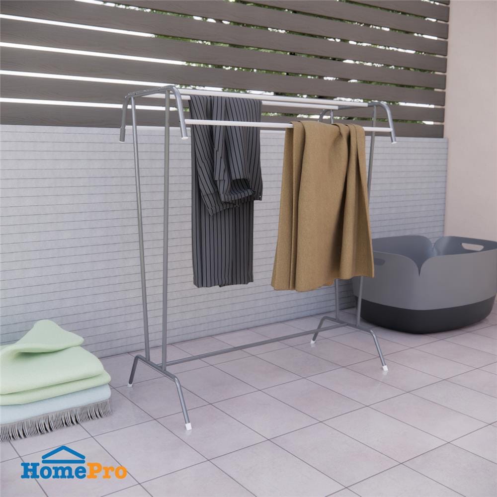 ราวพาดผ้าทรงT(S) PLIM 77x37.5x89 ซม. สีเทา