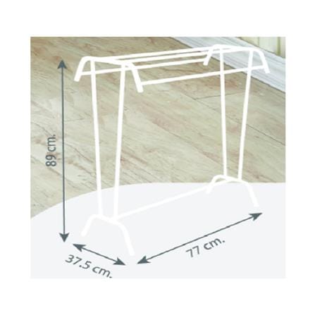 ราวพาดผ้าทรงT(S) PLIM 77x37.5x89 ซม. สีเทา_3