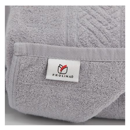 ผ้าขนหนู FROLINA SPACESPUN 15X31 นิ้ว สีเทา_2