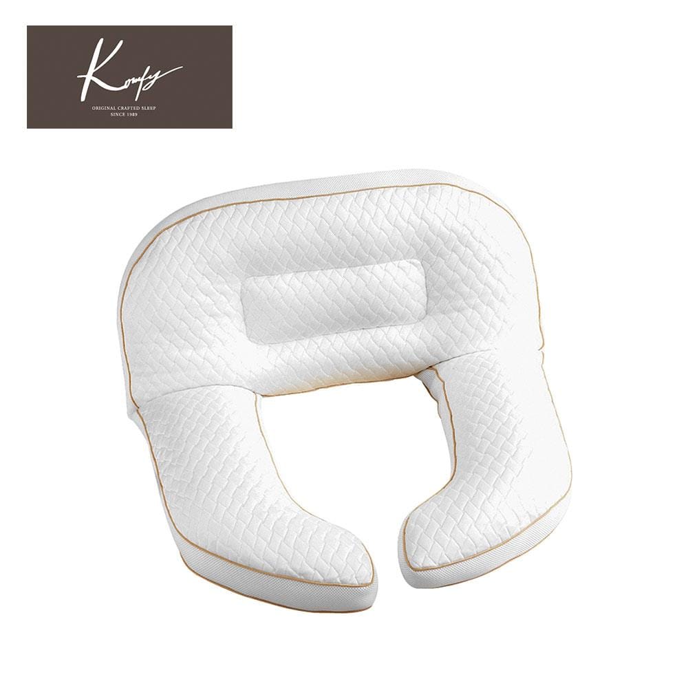 หมอนสุขภาพ ใยสังเคราะห์ KOMFY KOMFORT KALM U SHAPE 91x72x12 ซม. สีขาว