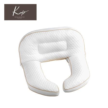 หมอนสุขภาพ ใยสังเคราะห์ KOMFY KOMFORT KALM U SHAPE 91x72x12 ซม. สีขาว