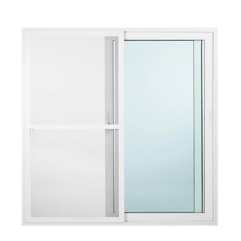 ประตูบานเลื่อน ไวนิล S-S มุ้ง WINDSOR 200X202 ซม. สีขาว