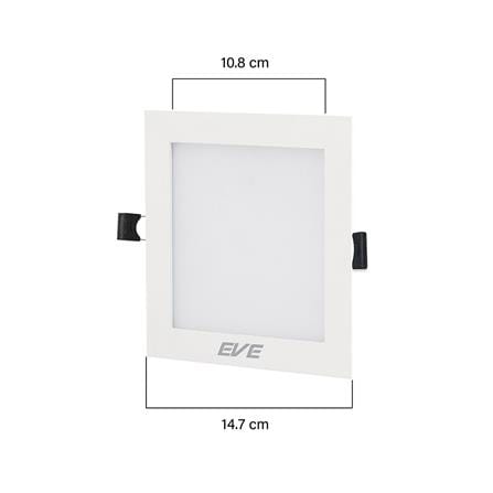 ดาวน์ไลท์ LED EVE 595958 5.8 นิ้ว 9 วัตต์ DAYLIGHT/COOL WHITE/WARM WHITE สีขาว_5