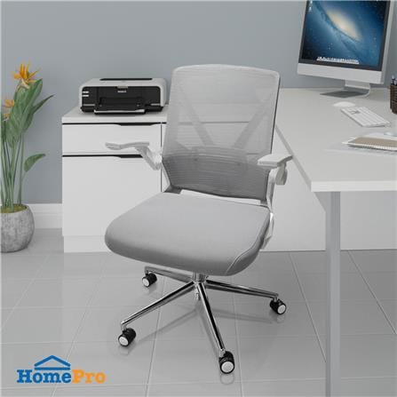 เก้าอี้สำนักงาน FURDINI MILLER สีเทา/ขาว_10