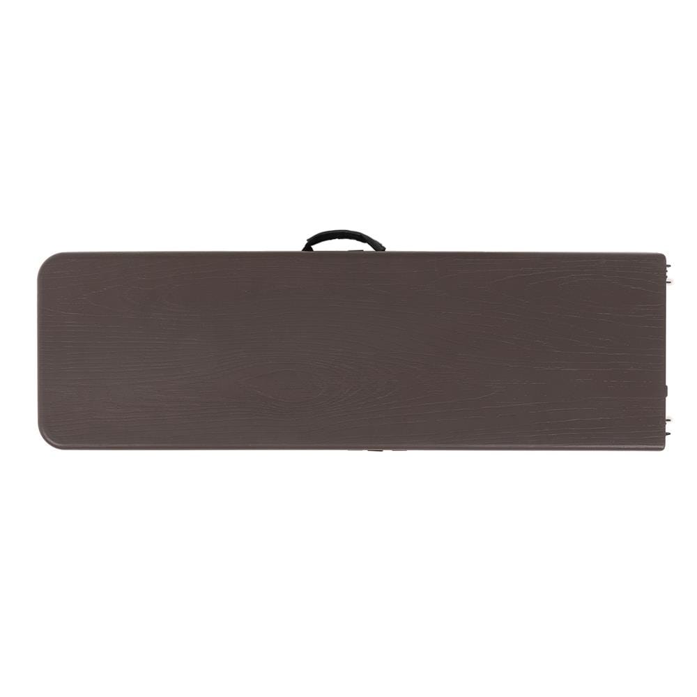 ม้านั่งพับครึ่งลายไม้ SPRING HDPE 180 ซม.
