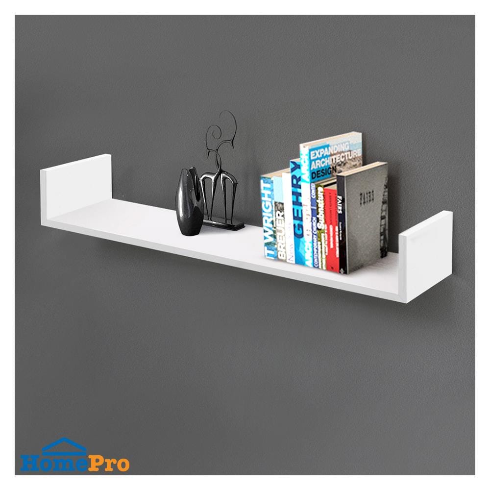 ชั้นติดผนัง U SHAPE STACKO COZI 80x15x10 ซม. สีขาว