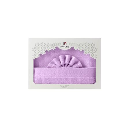 ผ้าขนหนู GIFT SET FROLINA  SIMPLY สีม่วง แพ็ก 2 ชิ้น_6