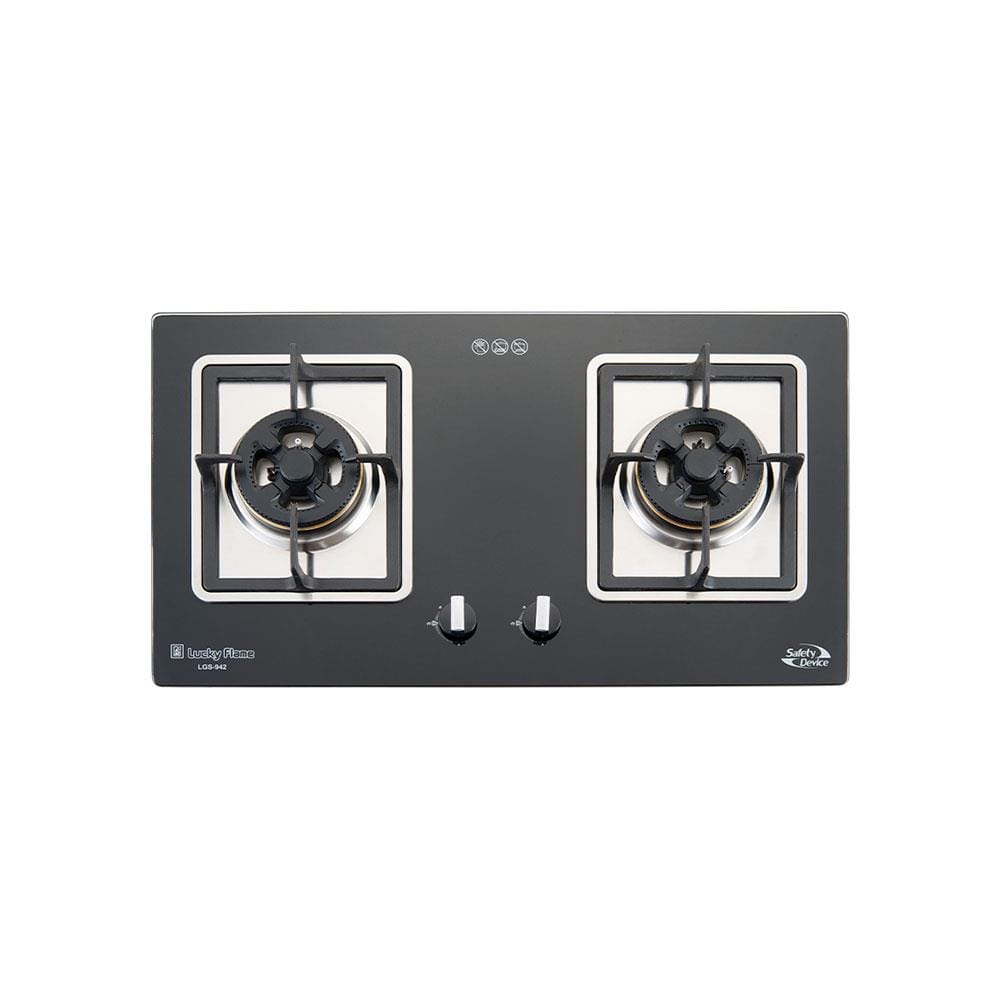 เตาฝัง+เครื่องดูดควัน LUCKY FLAME LGS942+RG971T