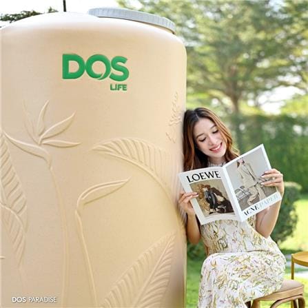 ถังเก็บน้ำ DOS PARADISE DURAFLEX 2000 ลิตร สี SANDY BROWN_2