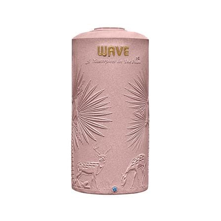 ถังเก็บน้ำ WAVE THE PALM 500 ลิตร สีทรายชมพู