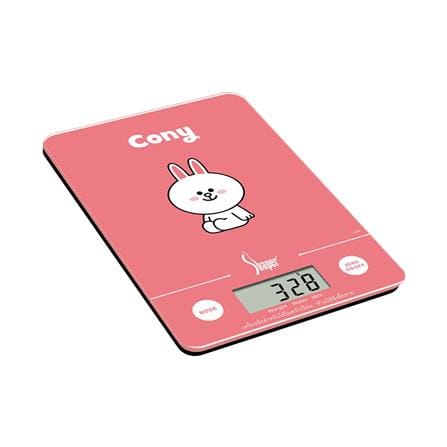 เครื่องชั่งดิจิทัล 5 กก. SHAPER CONY สีชมพู_0