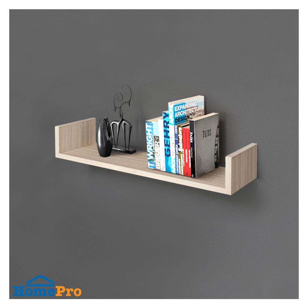 ชั้นติดผนัง U SHAPE STACKO COZI 60x15x10 ซม. สีวอลนัท
