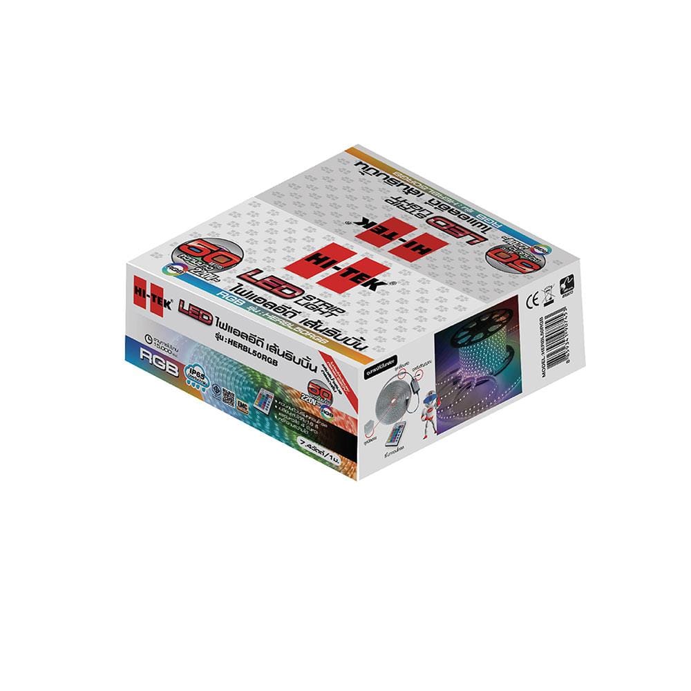 ไฟเส้น LED HI-TEK 7.4 วัตต์/ม. RGB 50 ม.