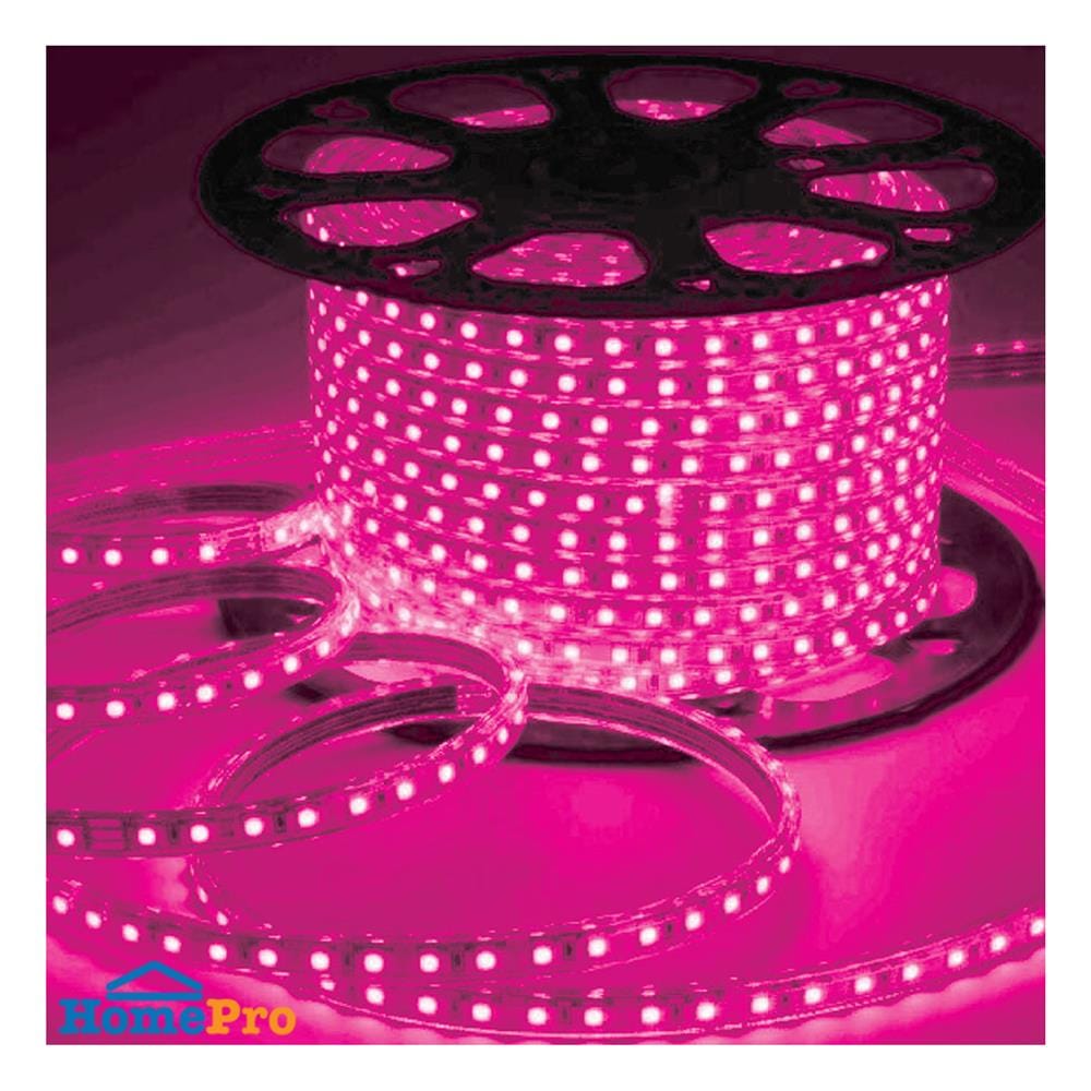 ไฟเส้น LED HI-TEK 5.3 วัตต์/ม. สีชมพู 50 ม.