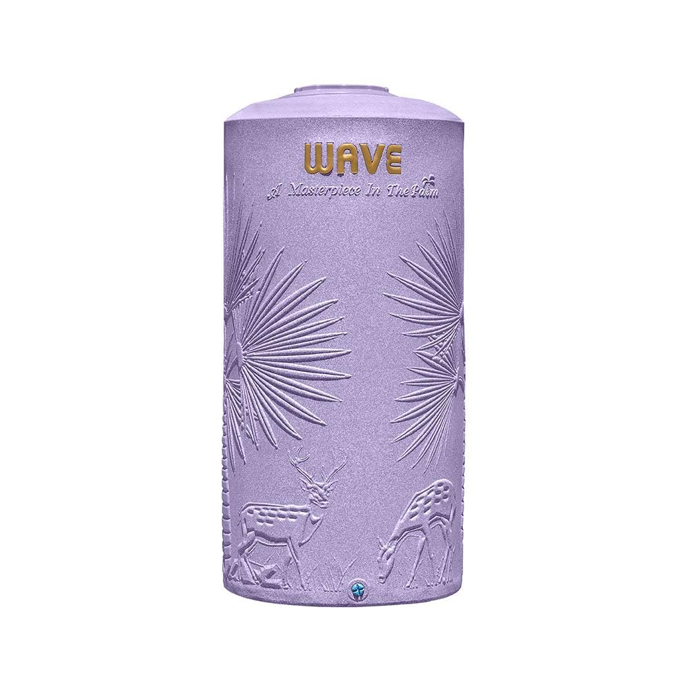 ถังเก็บน้ำ WAVE THE PALM 500 ลิตร สีปะการังม่วง
