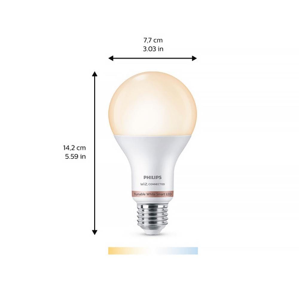 หลอด LED PHILIPS WIZ CONNECTED 13 วัตต์ DAYLIGHT/COOLWHITE/WARMWHITE E27 WIFI BLUETOOTH