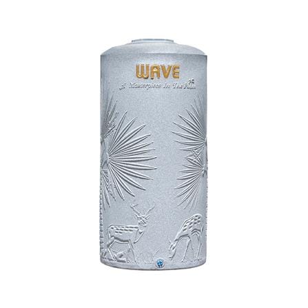 ถังเก็บน้ำ WAVE THE PALM 500 ลิตร สีเทาขาว