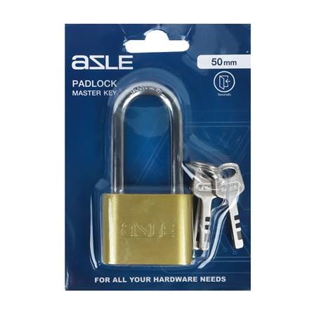กุญแจลูกปืน AZLE 50 LSB 50 มม. สีทองเหลืองขัดเงา_2