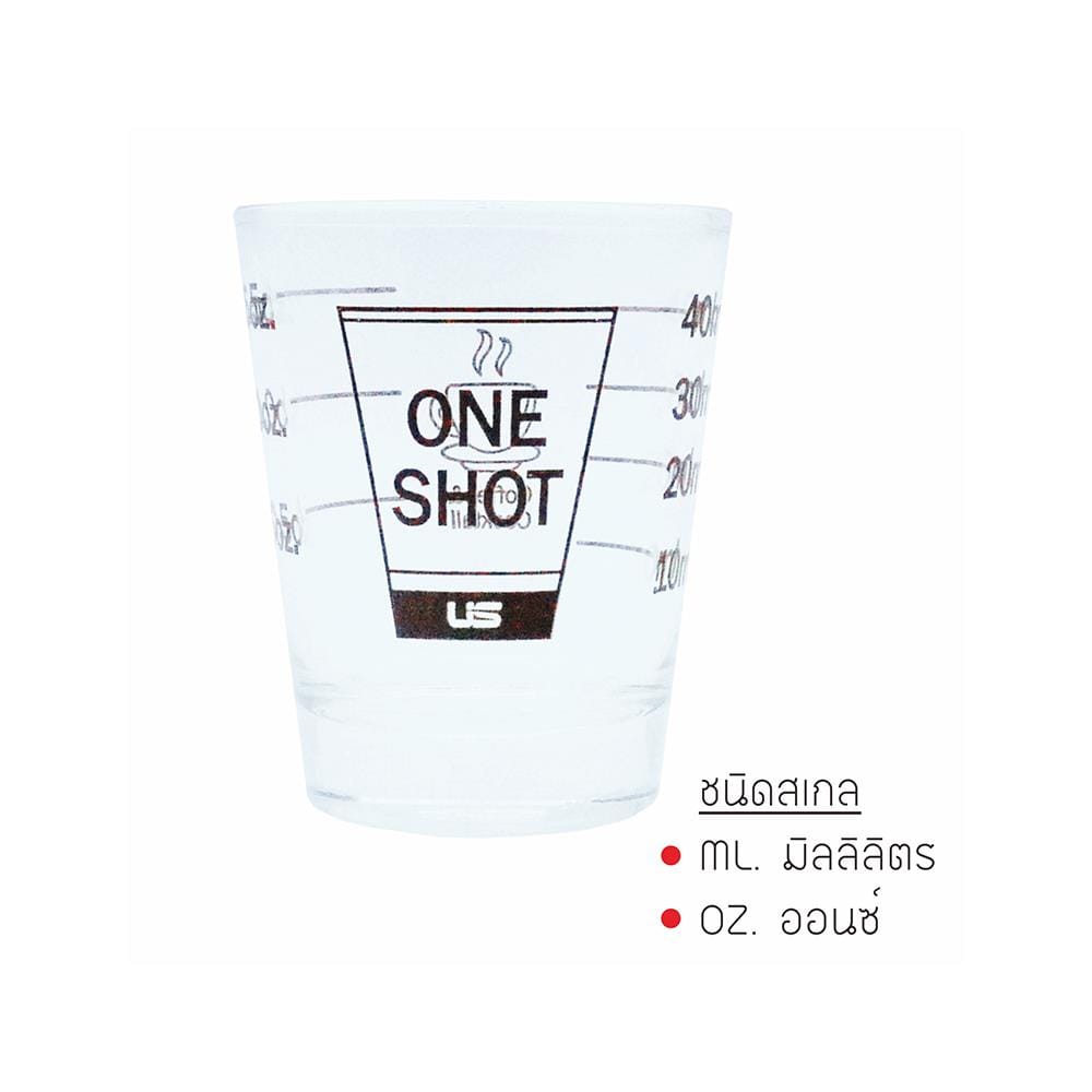แก้วตวง US ONE SHOT 1.5 ออนซ์ (40 มล.) แพ็ก 6 ใบ