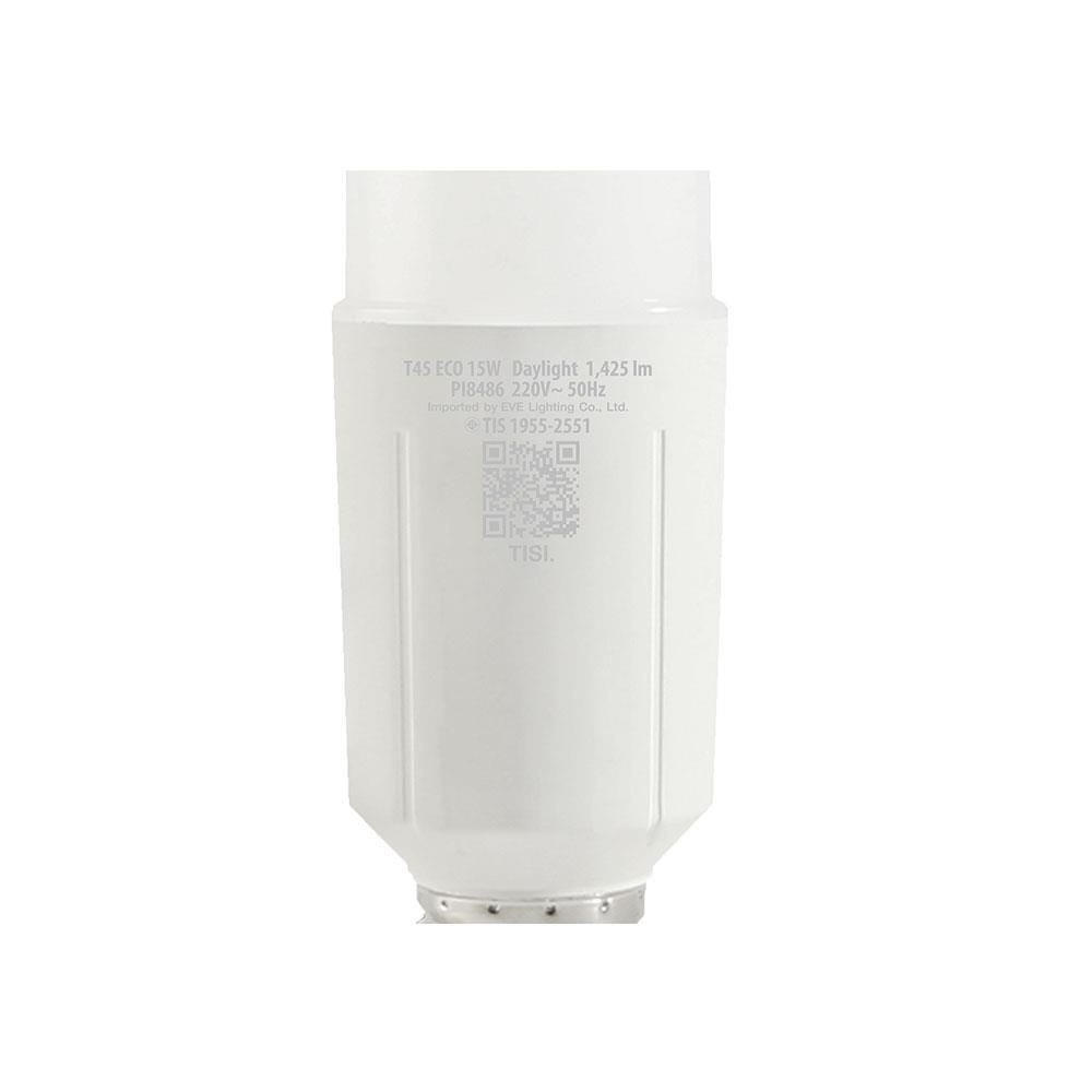 หลอด LED EVE T45 ECO 15 วัตต์ DAYLIGHT E27