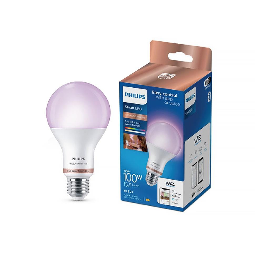 หลอด LED PHILIPS รุ่น WIZ 13 วัตต์ RGB E27
