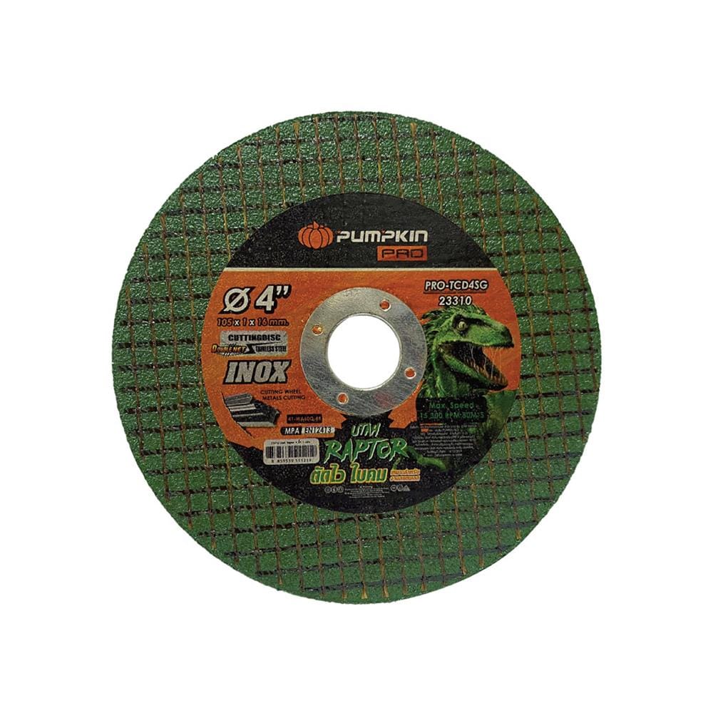 ใบตัด PUMPKIN UTAH RAPTOR 23310 4 นิ้ว x 1 มม. สีเขียว