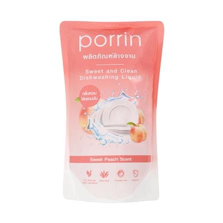 รีฟิลน้ำยาล้างจาน PORRIN SWEET PEACH 550 มล._0