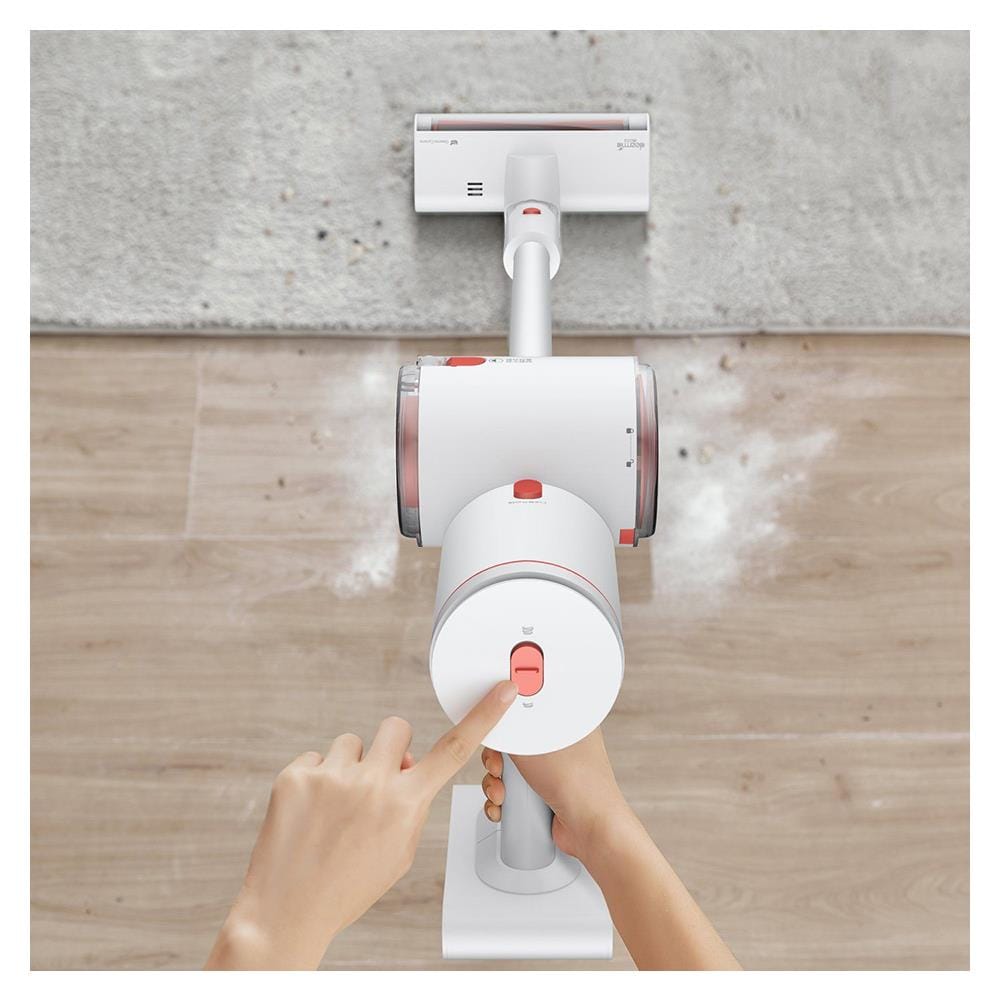 เครื่องดูดฝุ่นแบบด้าม ไร้สาย DEERMA VC25 PLUS สีขาว