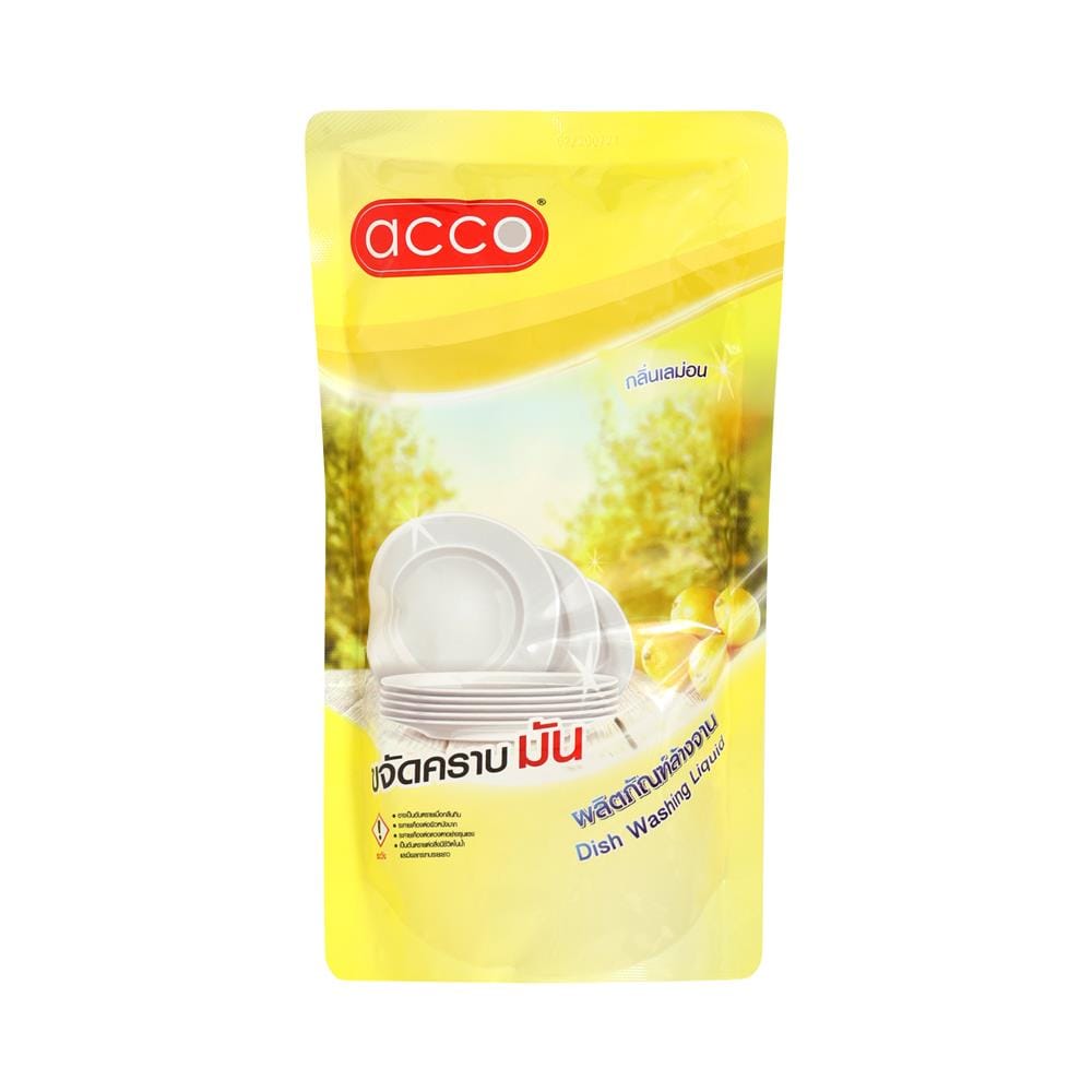 รีฟิลน้ำยาล้างจาน ACCO กลิ่นเลมอน 550 มล. แพ็ก 3 ชิ้น