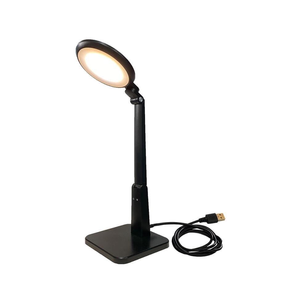 ไฟอ่านหนังสือ LED HATASHI HL-5668BK 6 วัตต์ DAYLIGHT COOLWHITE WARMWHITE สีดำ