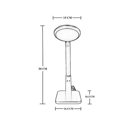 ไฟอ่านหนังสือ LED HATASHI HL-5668BK 6 วัตต์ DAYLIGHT COOLWHITE WARMWHITE สีดำ_5
