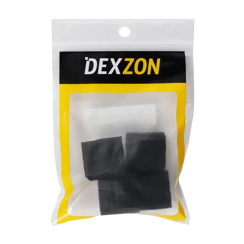 ยางรองขาโต๊ะ DEXZON เหลี่ยม 7/8 นิ้ว สีดำ 4 ชิ้น/ชุด