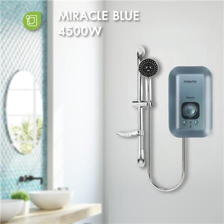 เครื่องทำน้ำอุ่น MAZUMA MIRACLE BLUE 4500 วัตต์ สีนํ้าเงิน_4