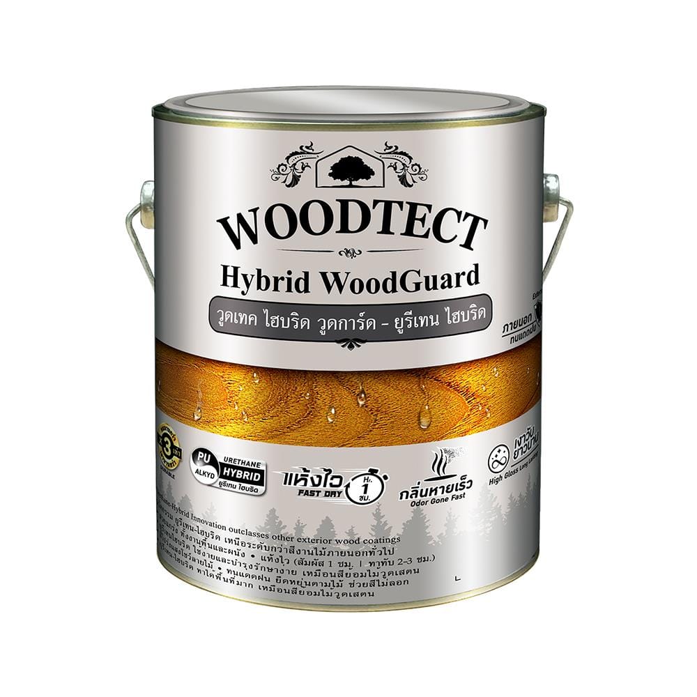 สีรองพื้นไม้ WOODTECT HYBRID PRIMER WW-5000 1 แกลลอน