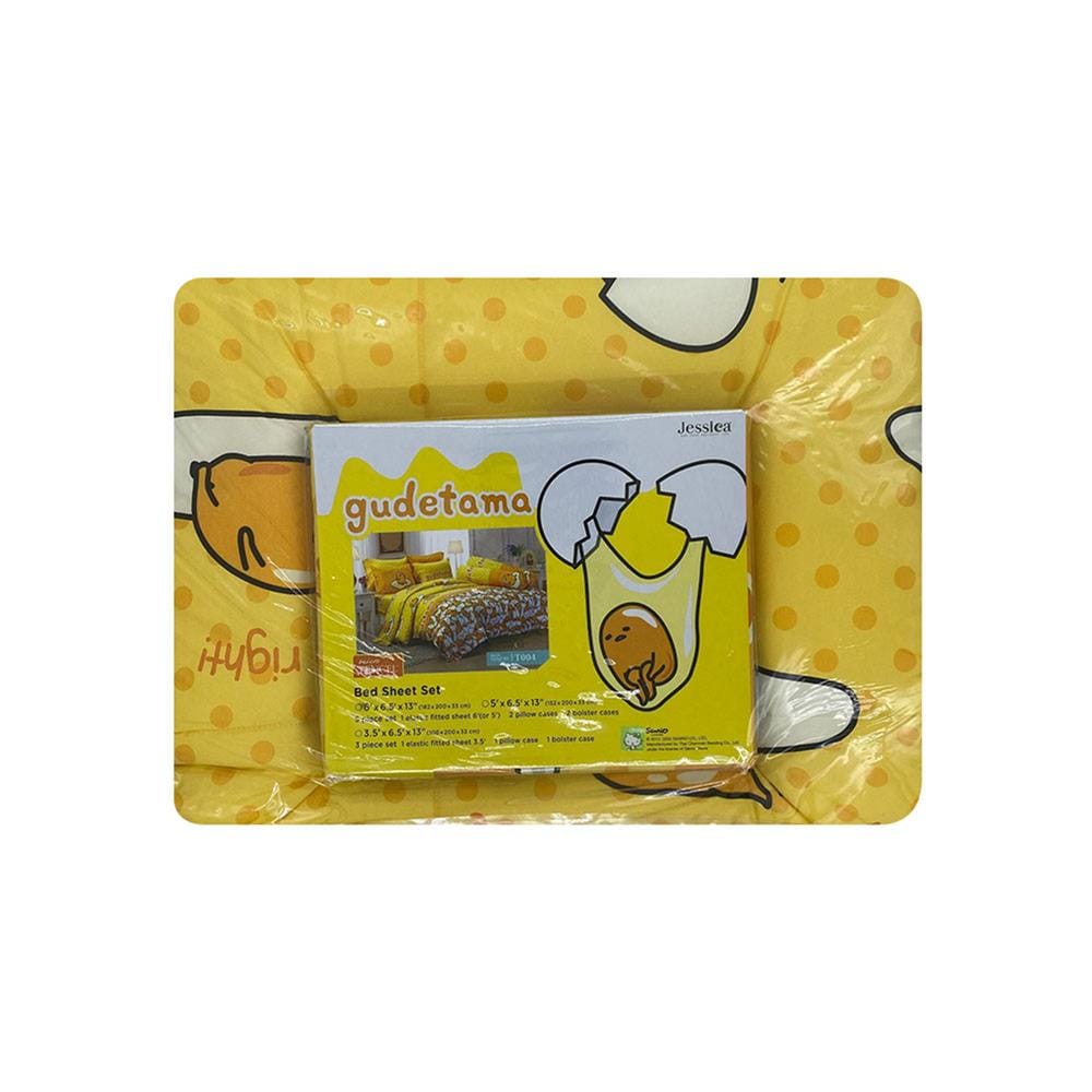 ชุดผ้าปูที่นอน 6 ฟุต 6 ชิ้น JESSICA GUDETAMA 20209-T004