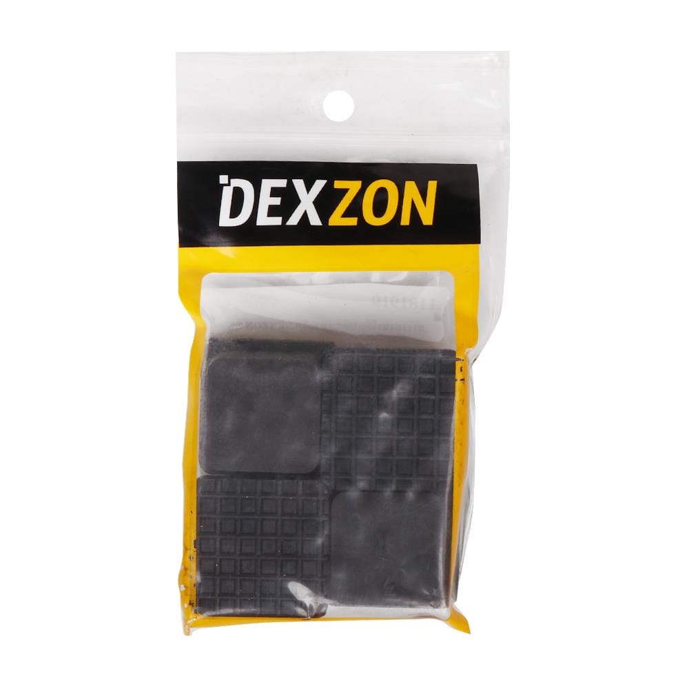 ยางรองขาโต๊ะเหลี่ยมสวมใน DEXZON 7/8 นิ้ว แพ็ก 4 ชิ้น