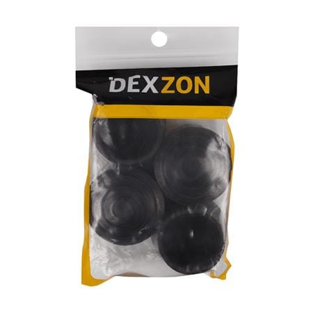 ยางรองขาโต๊ะกลมสวมนอก DEXZON 1-1/4 นิ้ว แพ็ก 4 ชิ้น_1