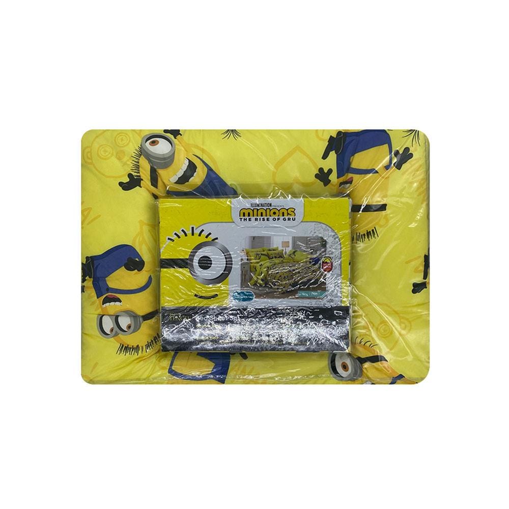 ชุดผ้าปูที่นอน 6 ฟุต 6 ชิ้น JESSICA MINION 20209-T007