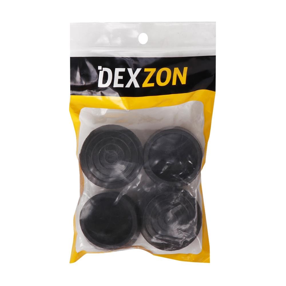ยางรองขาโต๊ะกลมสวมนอก DEXZON 1-1/2 นิ้ว แพ็ก 4 ชิ้น