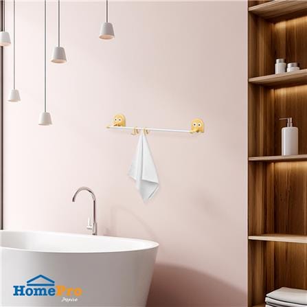 ราวแขวนติดเทปกาวรูปหัวปลาหมึก PLIM 45.5 ซม. สีขาว_4