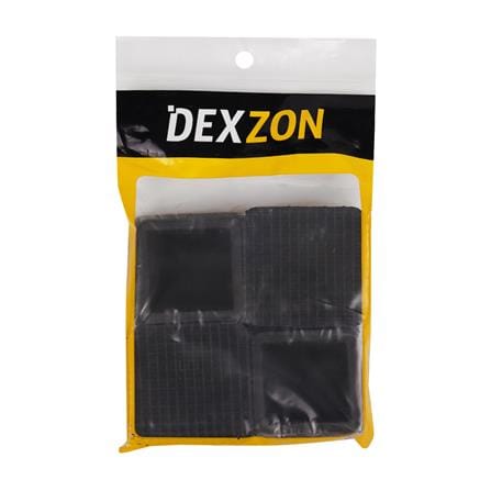 ยางรองขาโต๊ะเหลี่ยมสวมนอก DEXZON 1-1/2 นิ้วแพ็ก 4 ชิ้น_1