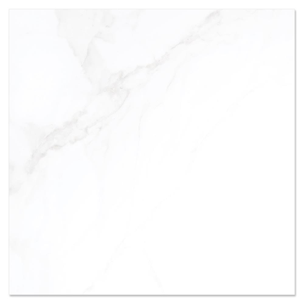 กระเบื้องพื้นพอร์ซเลน  16x16 นิ้ว COTTO เบอร์เรี่ยน ขาว ExC PM 0.96M2